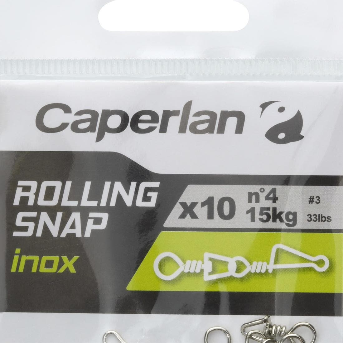 ÉMERILLON AGRAFE ROLLING SNAP INOX