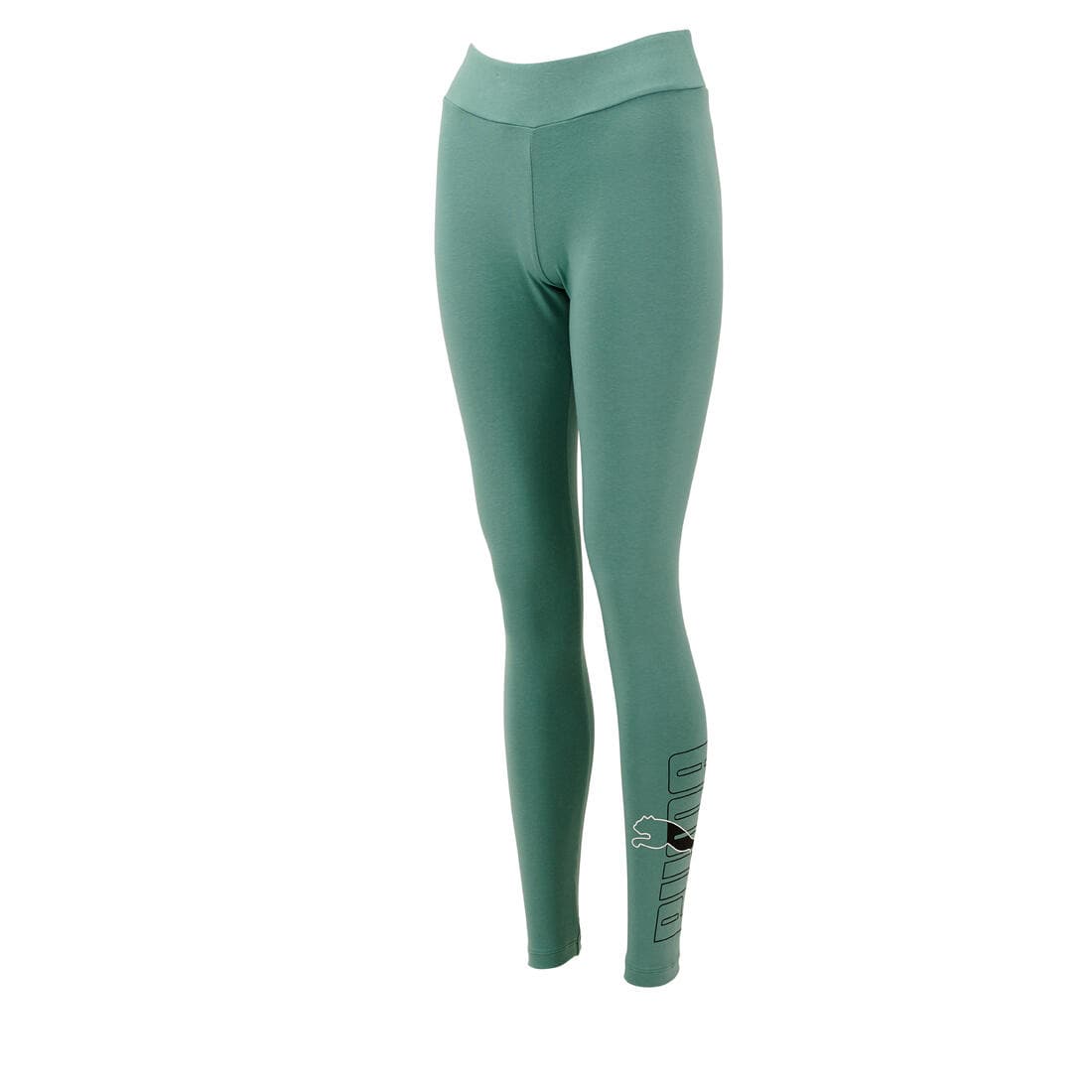 Legging PUMA fitness long coton femme vert