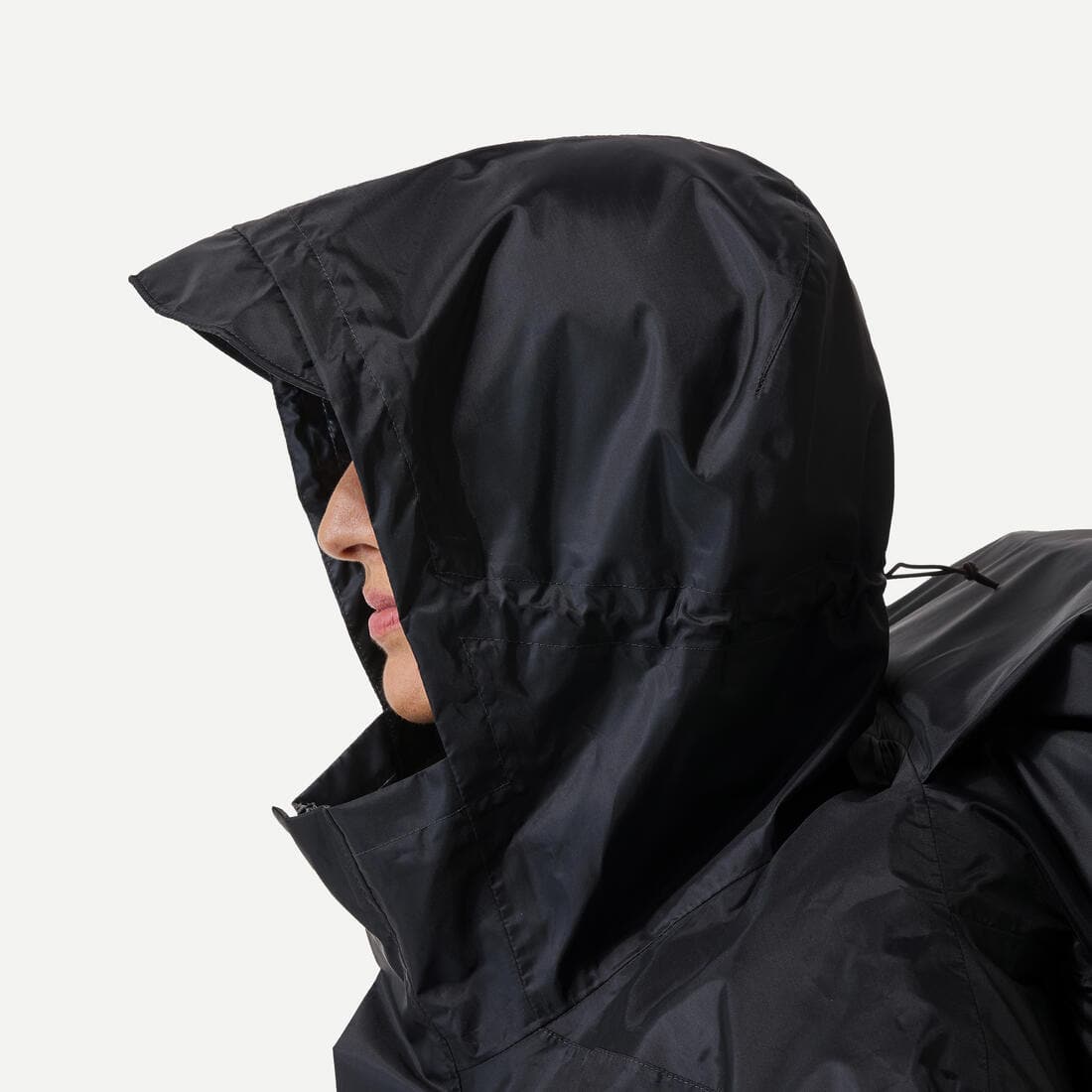 Poncho pluie de randonnée - MT500  - 60L - Noir