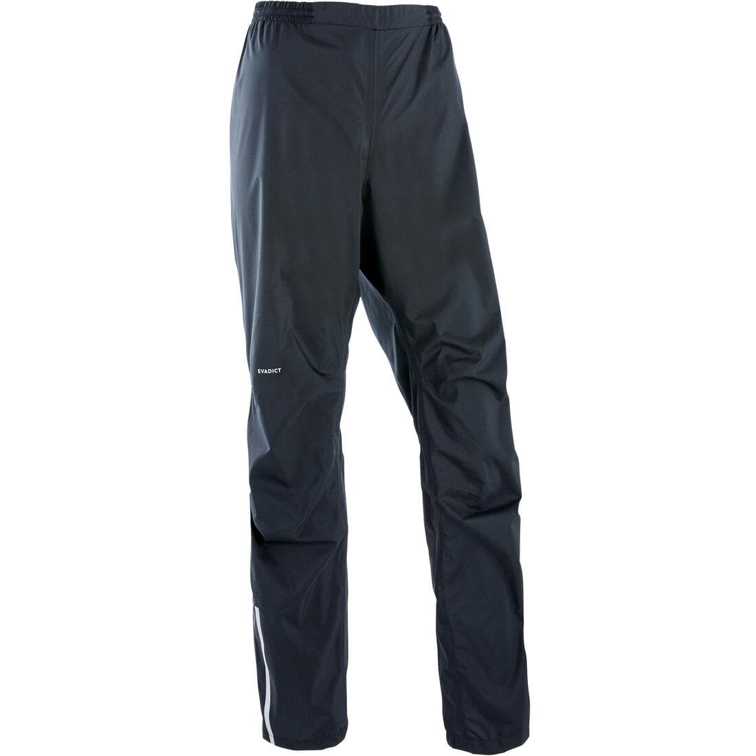 Pantalon imperméable de running & trail running Femme - KIPRUN Run 900 Rain Noir