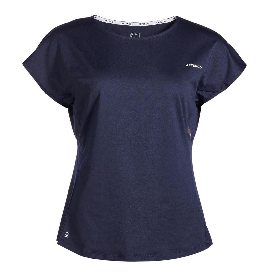 T-Shirt tennis col rond dry soft femme - Dry 500