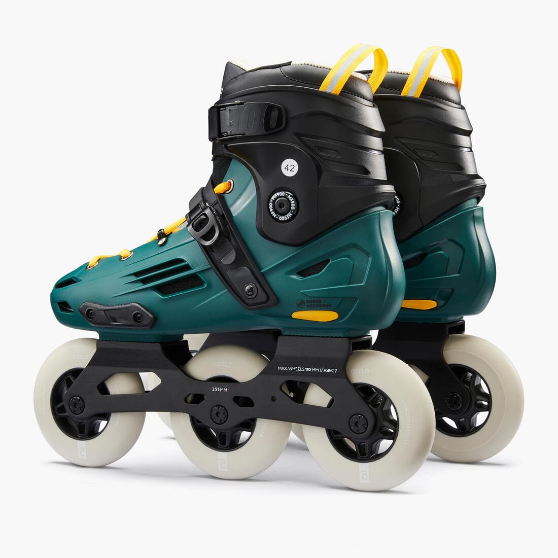 Roller freeskate adulte mf900 urban green