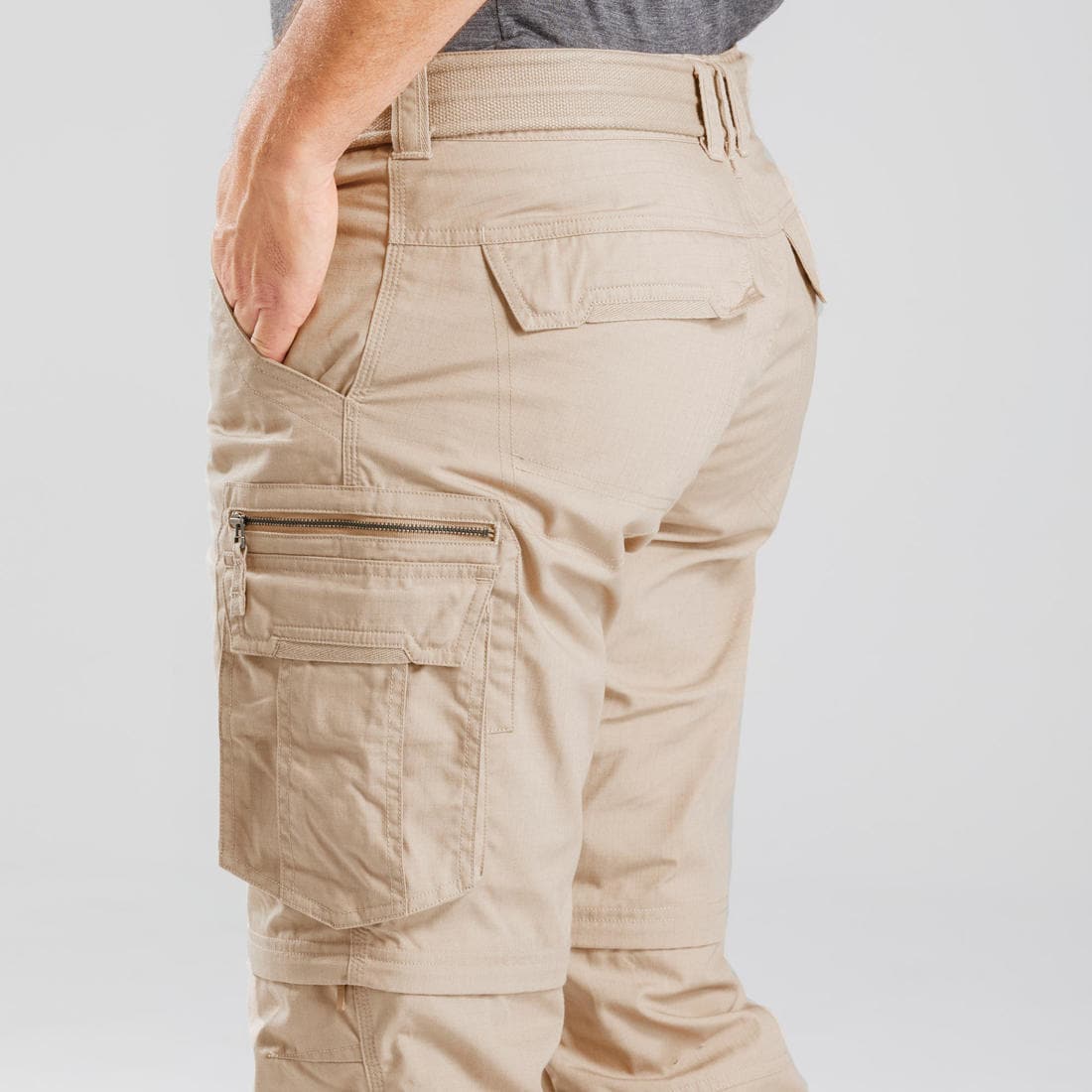 Pantalon cargo modulable de trek voyage - travel 500 modul homme