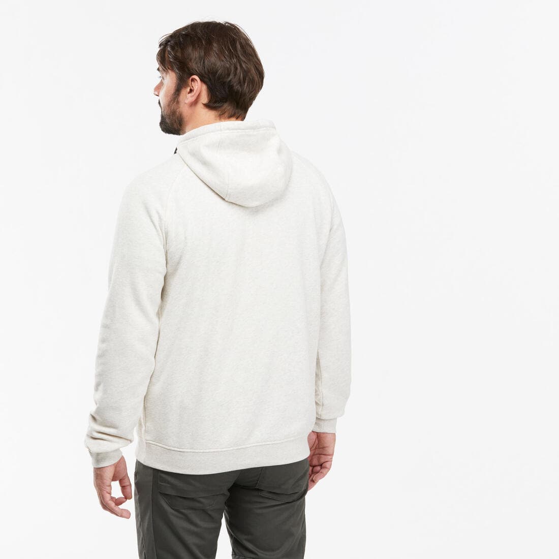 Sweat à capuche de randonnée - NH150 1/2 zip homme