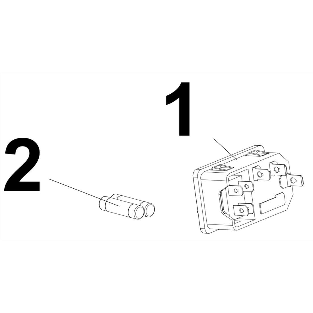 INTERRUPTEUR PORTE FUSIBLE