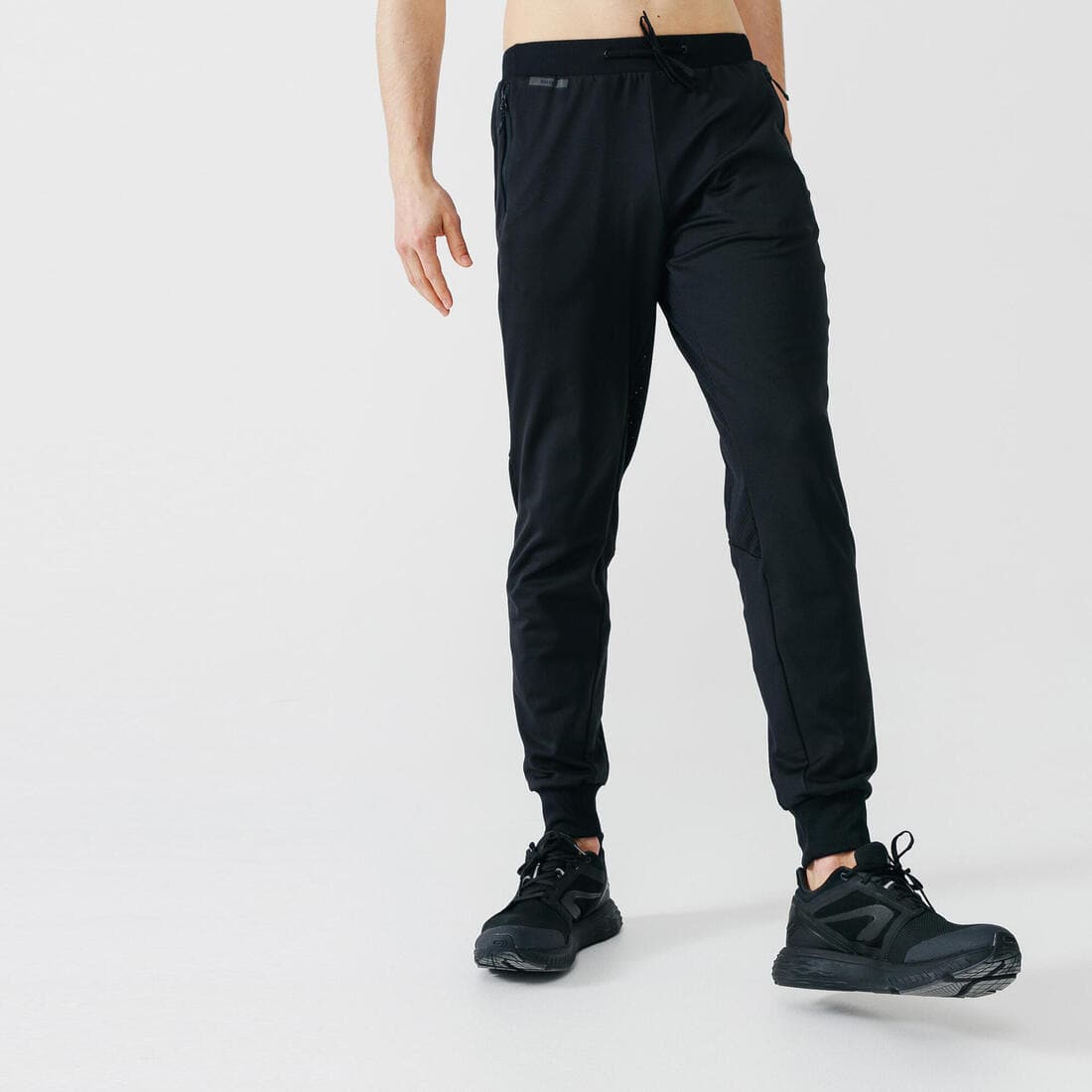 PANTALON DE RUNNING HOMME KALENJI WARM + NOIR