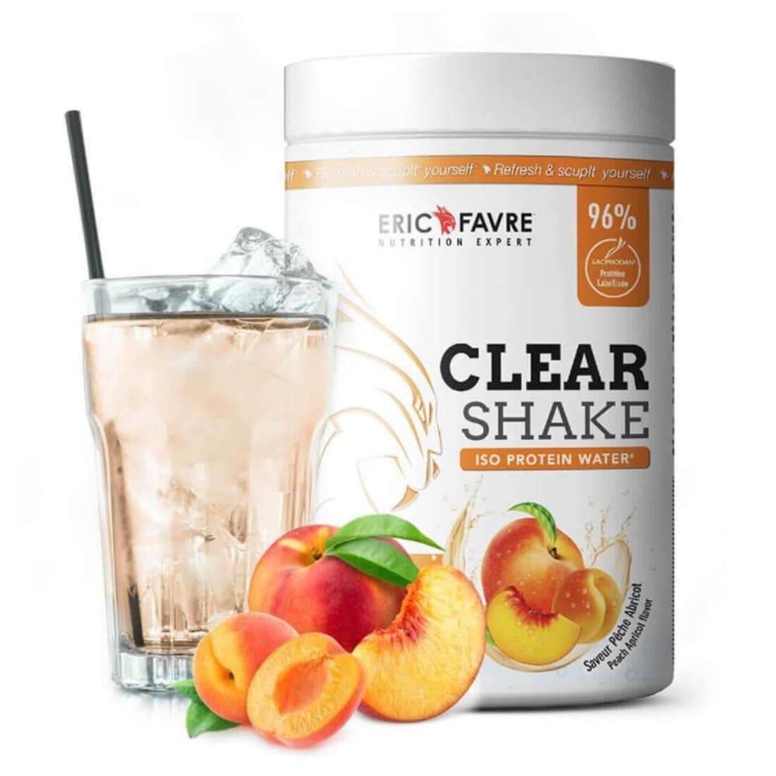 CLEAR SHAKE PECHE ABRICOT