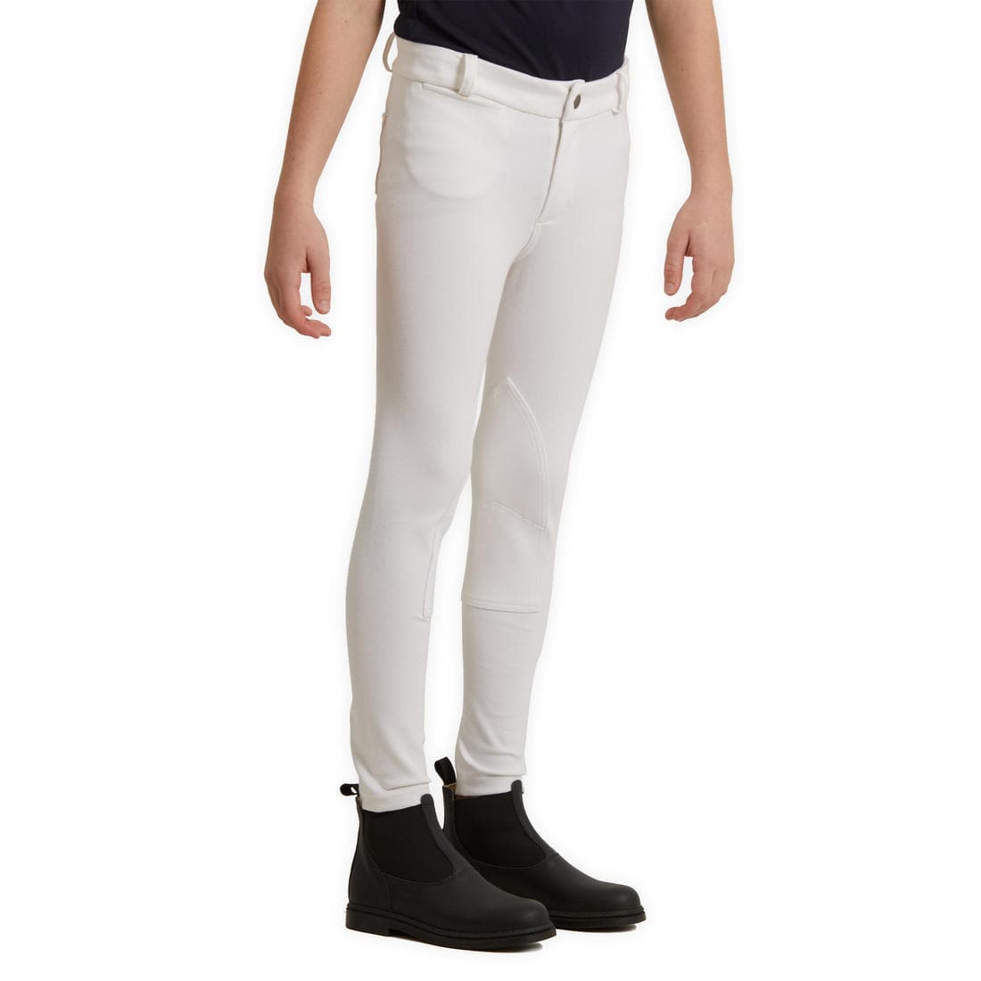 Pantalon de concours équitation Enfant - 100 blanc