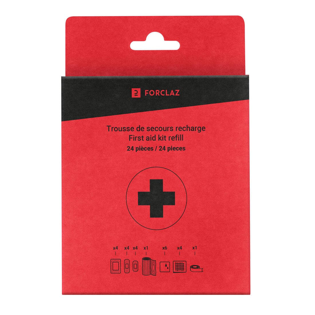 Recharge pour trousse de secours - 24 pièces