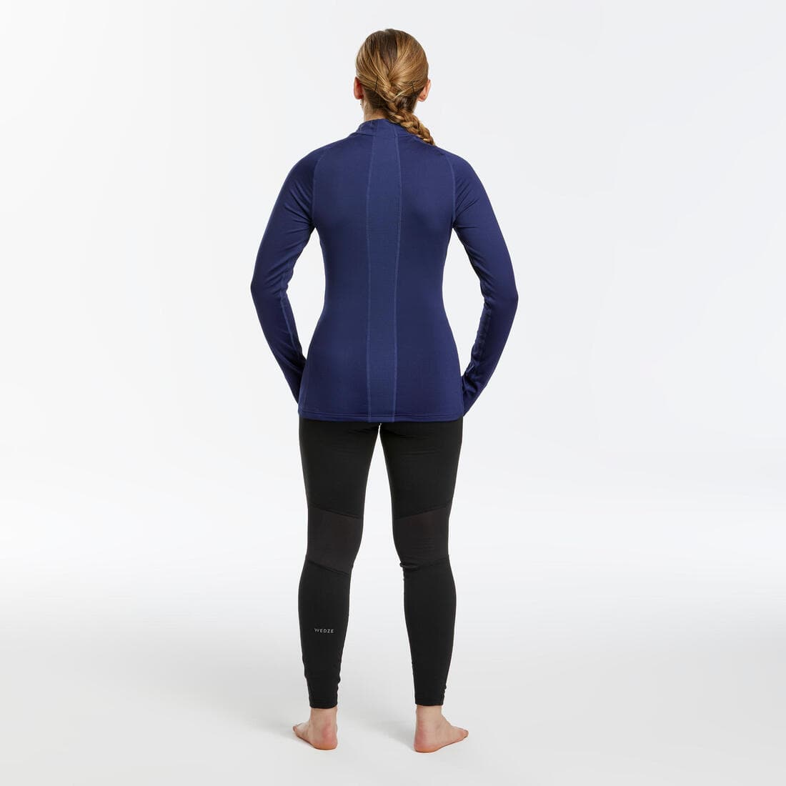 Sous-vêtement thermique de ski Femme BL 500 1/2 zip haut