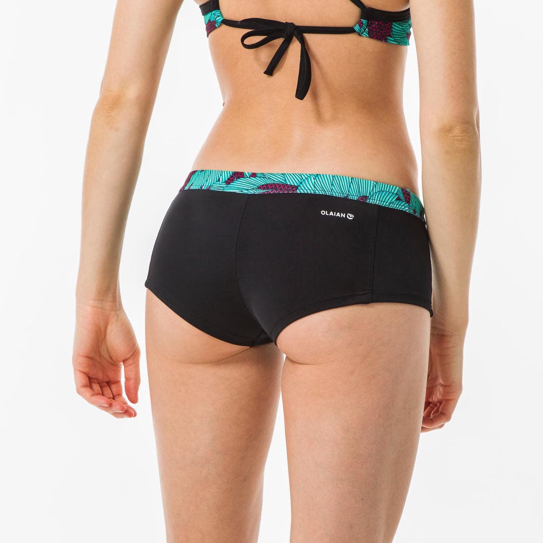 Bas de maillot de bain shorty de surf femme avec cordon VAIANA KOGA MALDIVES