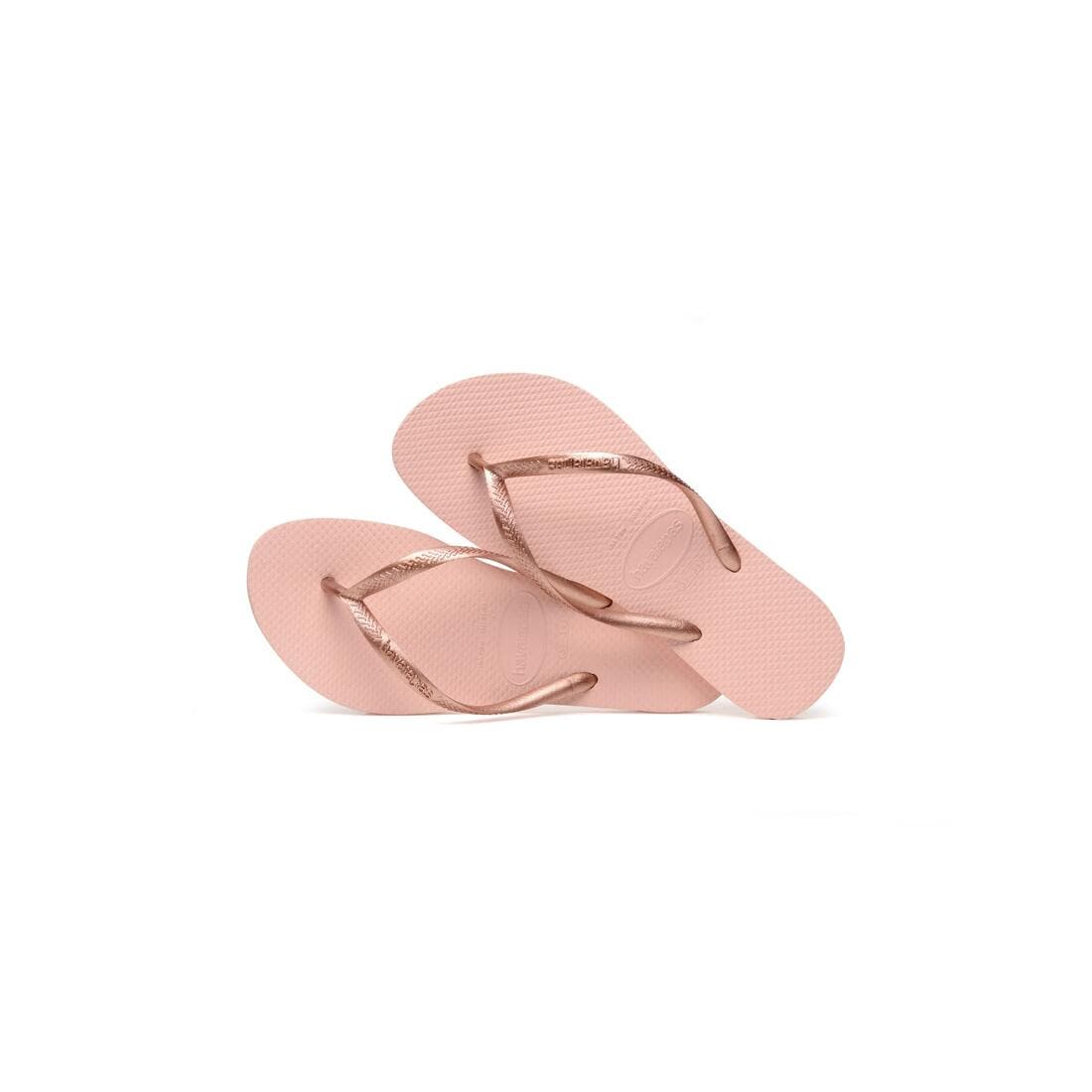 TONGS SANDALES FEMME HAVAIANAS SLIM BALLET ROSE