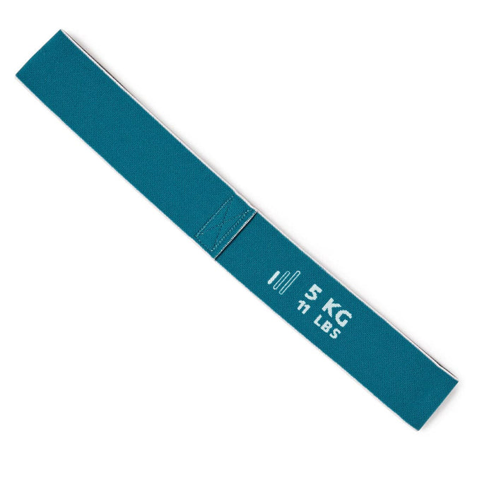 





Mini bande élastique fitness résistance 5 kg Textile - Turquoise, photo 1 of 3