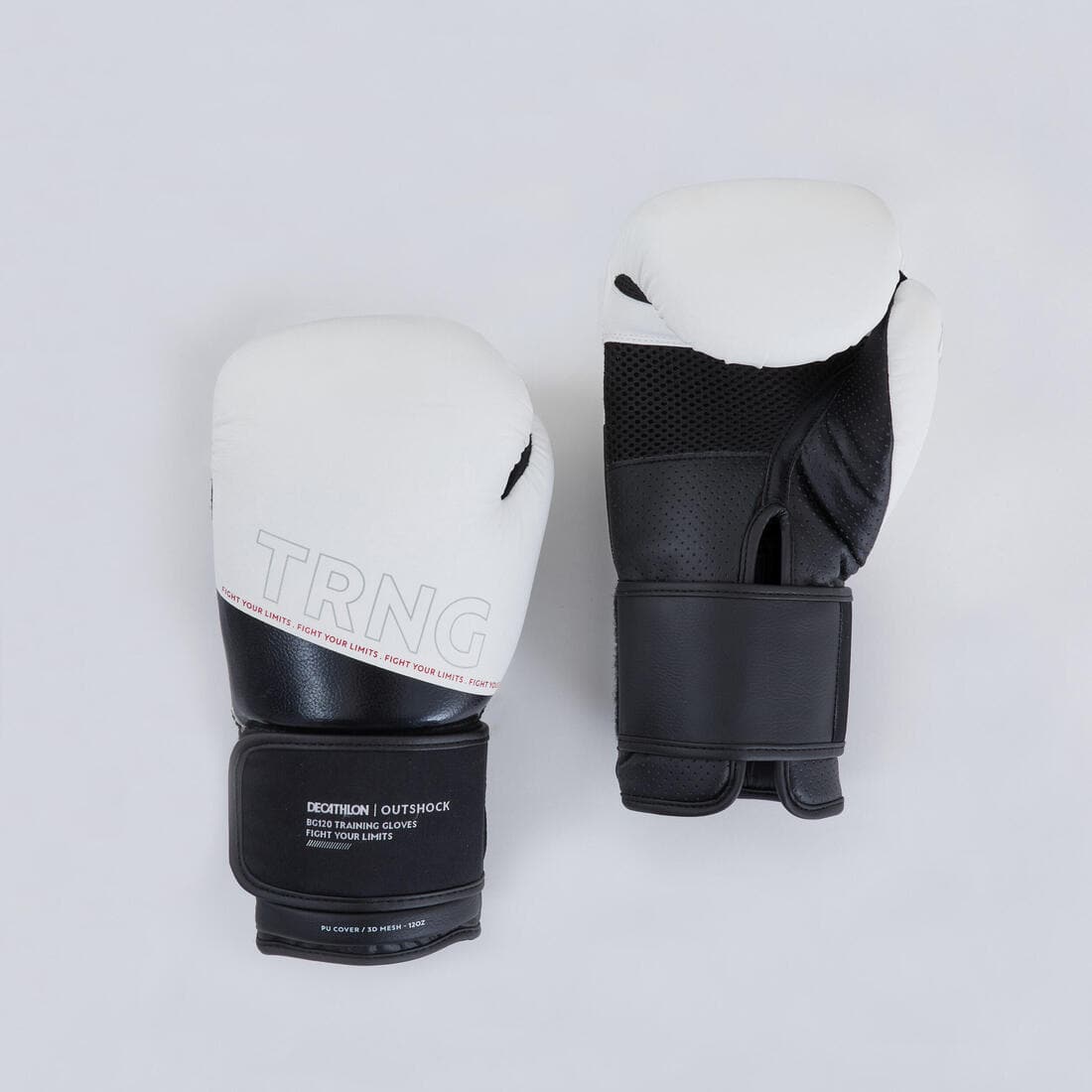 GANTS DE BOXE 120  BLANCS, GANTS D'ENTRAINEMENT