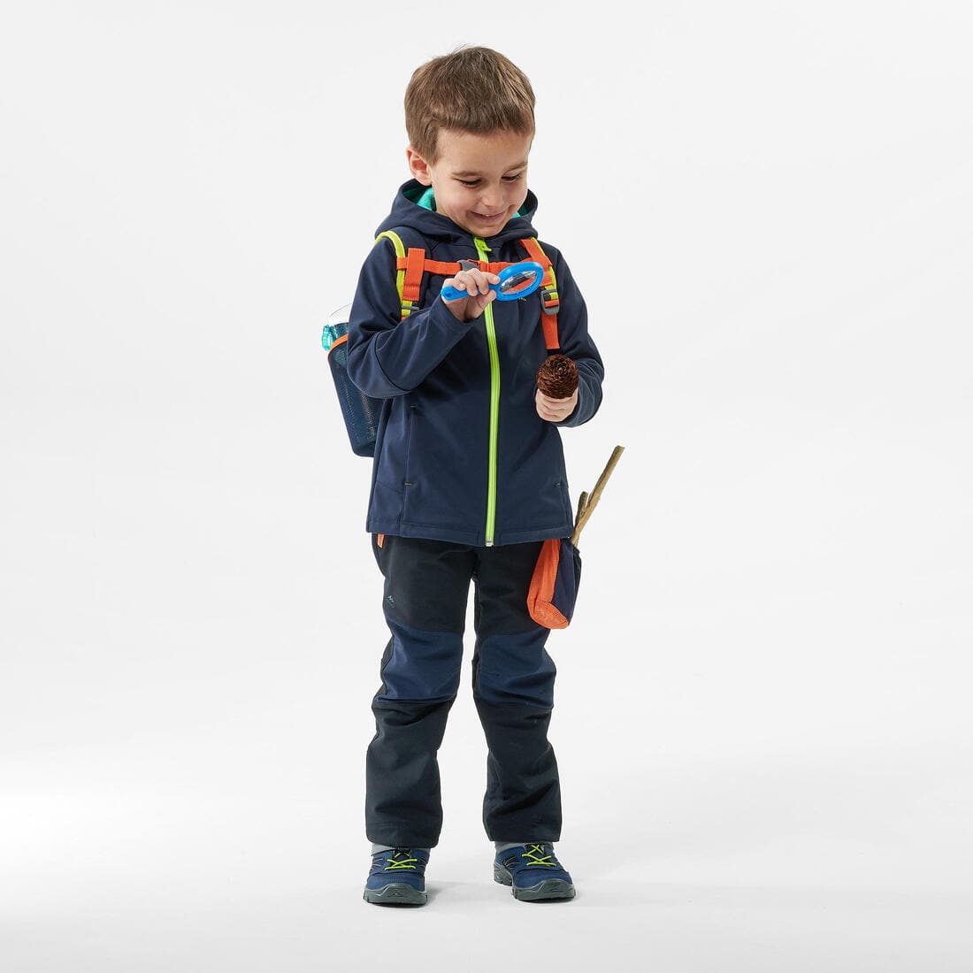 Veste softshell de randonnée - MH550 - enfant 2 - 6 ans