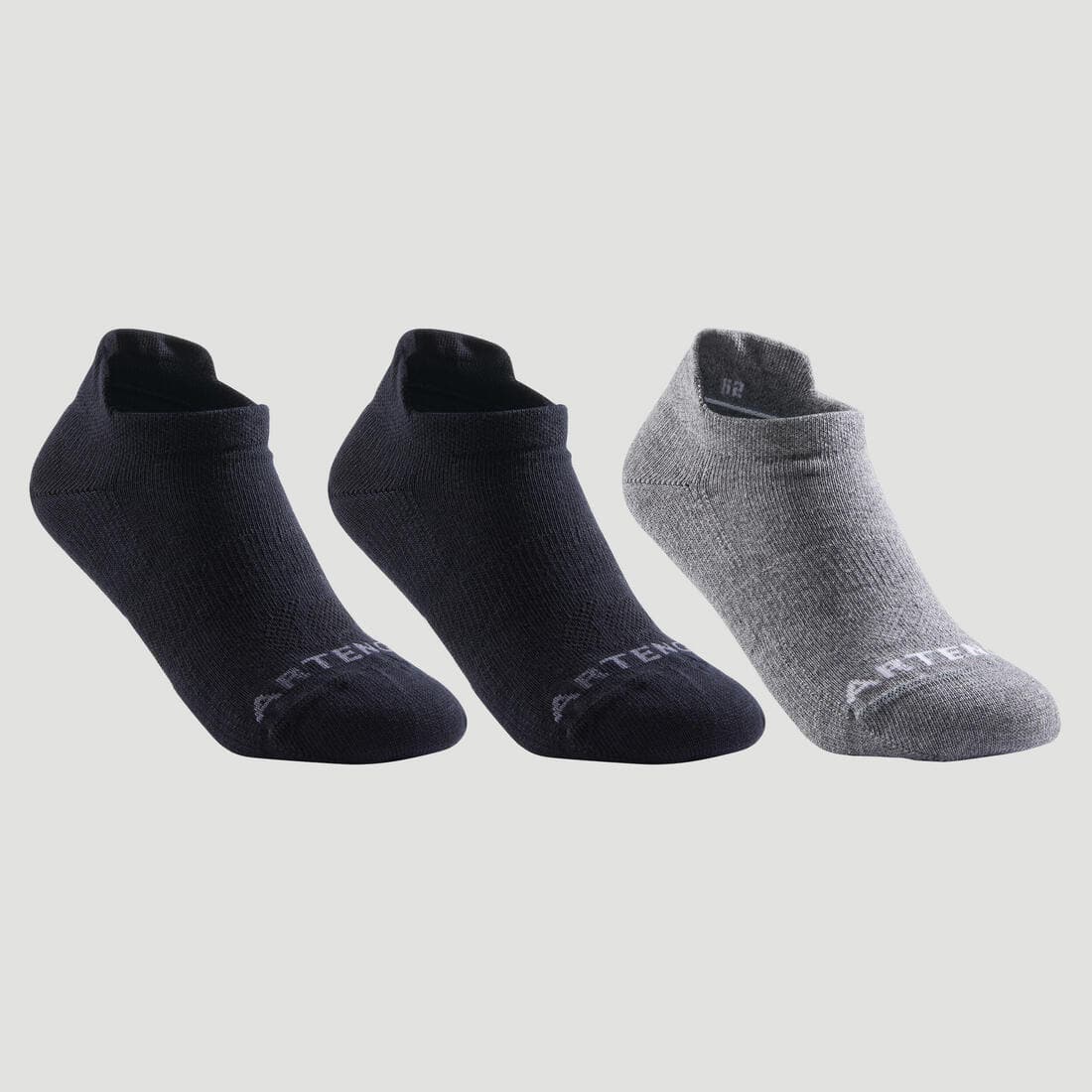 CHAUSSETTES TENNIS ENFANT BASSES ARTENGO RS 160 LOT DE 3