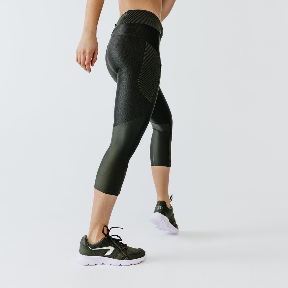 Legging court running respirant femme - Dry+ Feel