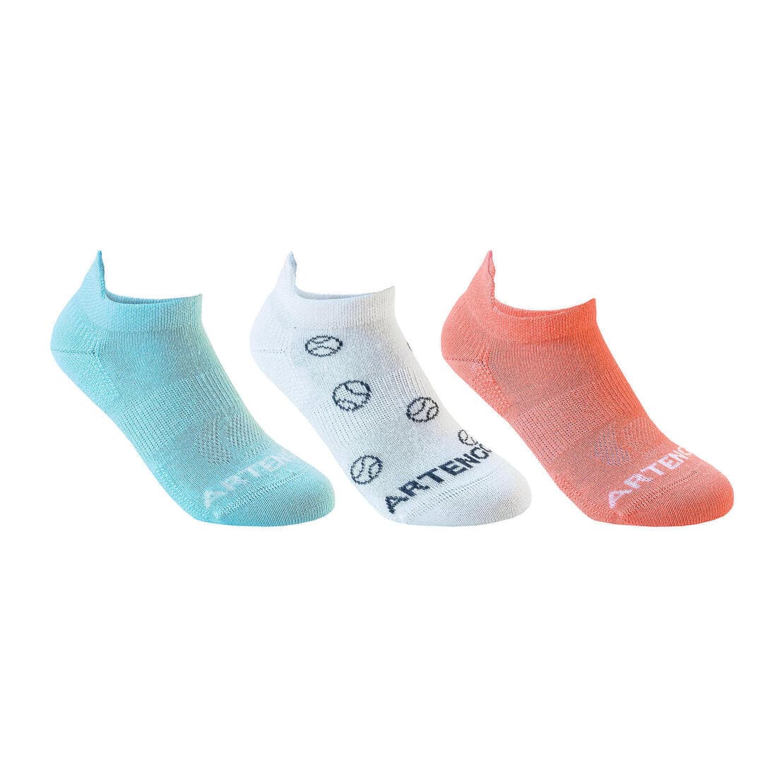 CHAUSSETTES TENNIS ENFANT BASSES ARTENGO RS 160 LOT DE 3