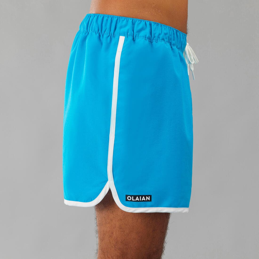 Surf boardshort court 100 SUNSTRIPE GREEN