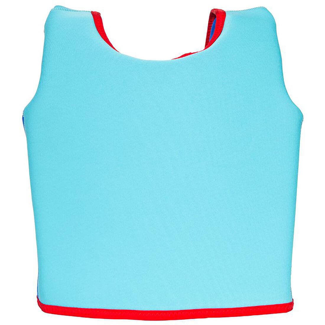 Gilet de natation mousse bleu-rouge