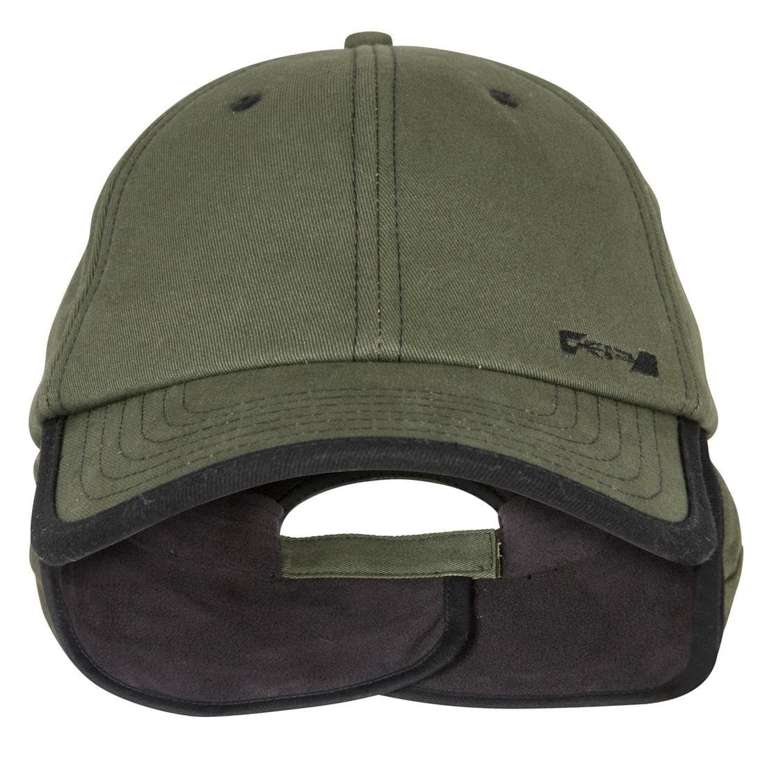 Casquette chasse polaire  chaude 500 verte