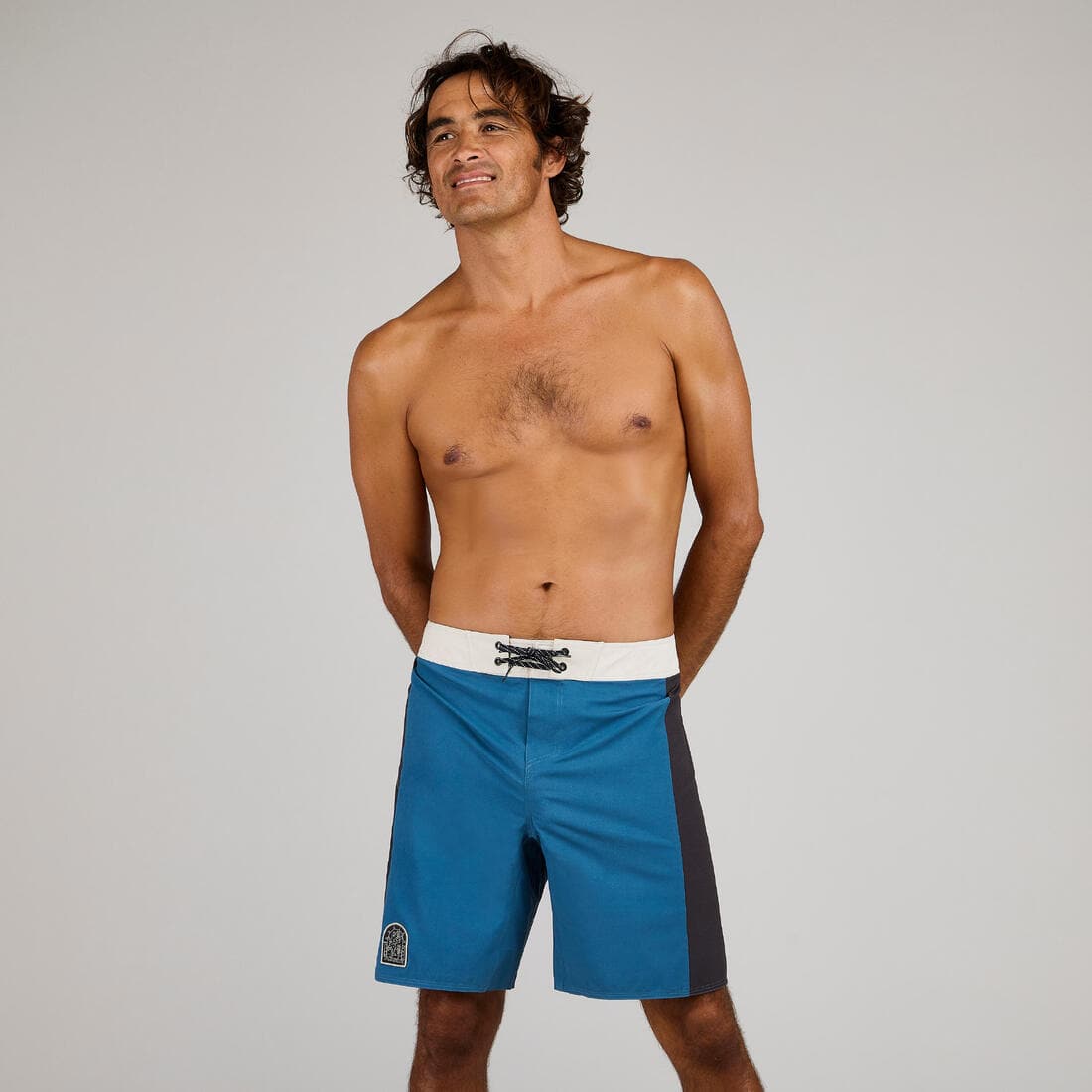 Boardshort surf 500 19" ARCHI RED