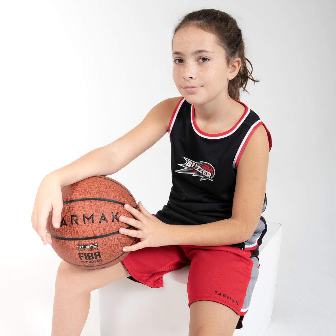 Maillot de Basketball sans manche reversible enfant - T500R JR