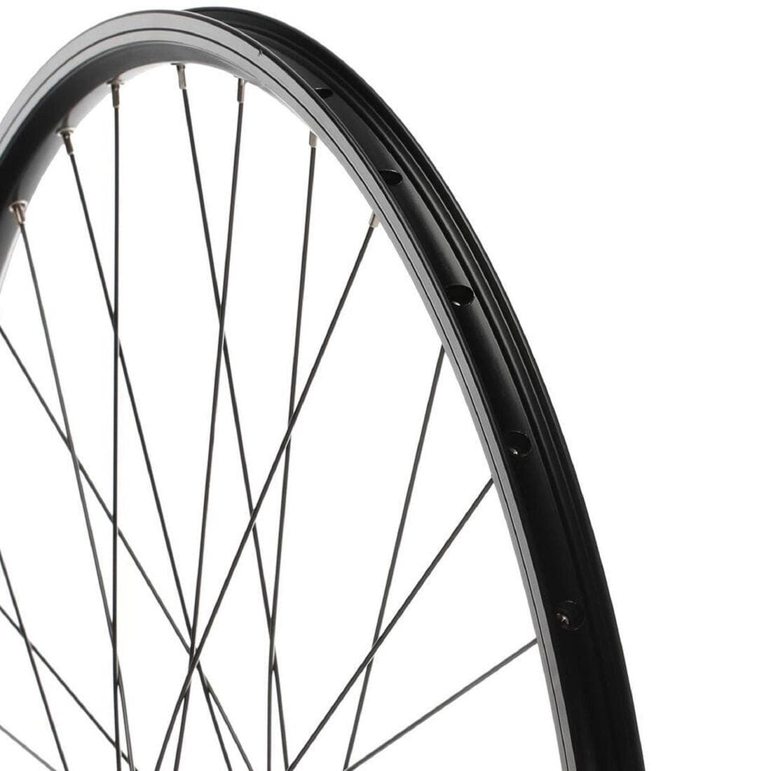 ROUE VTC 28"/ Arrière/ Double Parois/ Roue Libre/ V-brake/ Vis/ Noire