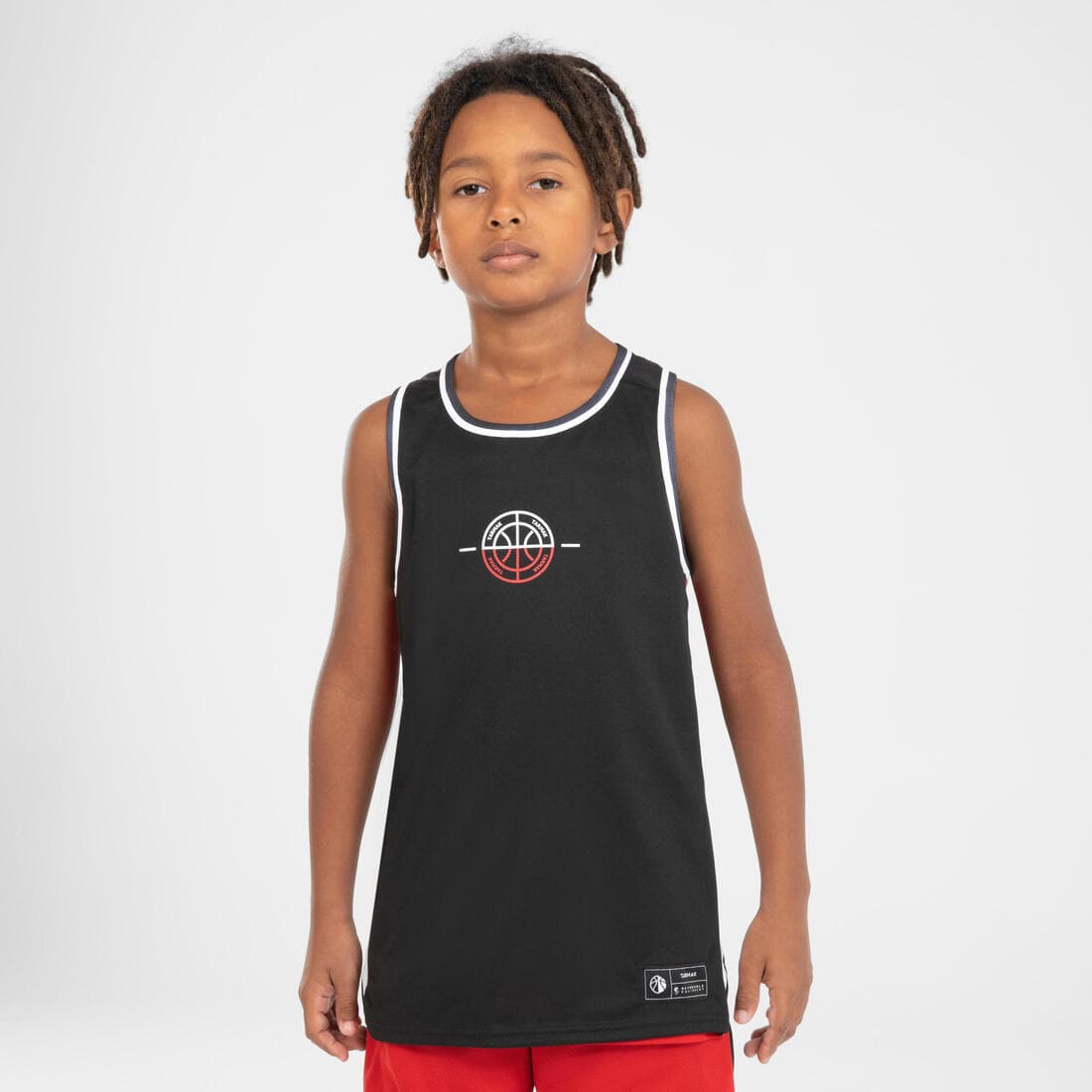 Maillot de Basketball sans manche reversible enfant - T500R JR