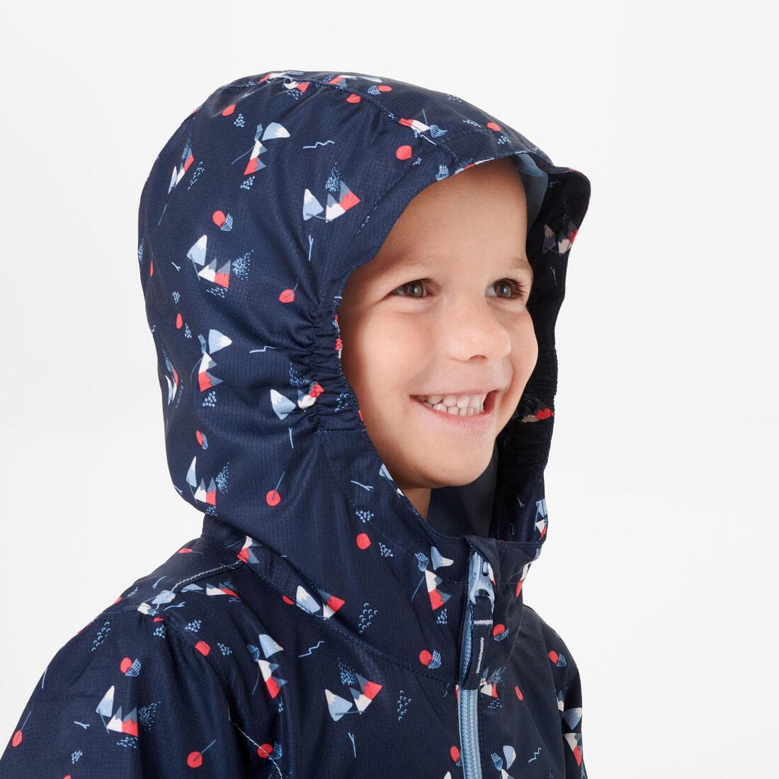 Veste imperméable de randonnée enfant - MH500 KID - 2-6 ANS