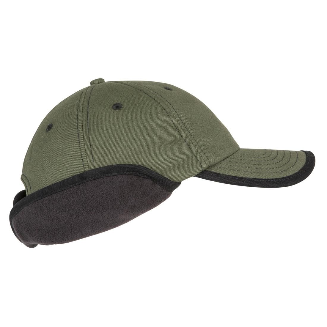 Casquette chasse polaire  chaude 500 verte