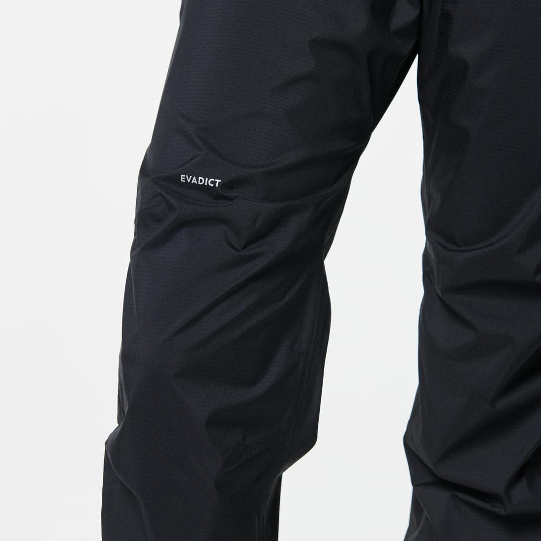 Pantalon imperméable de running & trail running Femme - KIPRUN Run 900 Rain Noir