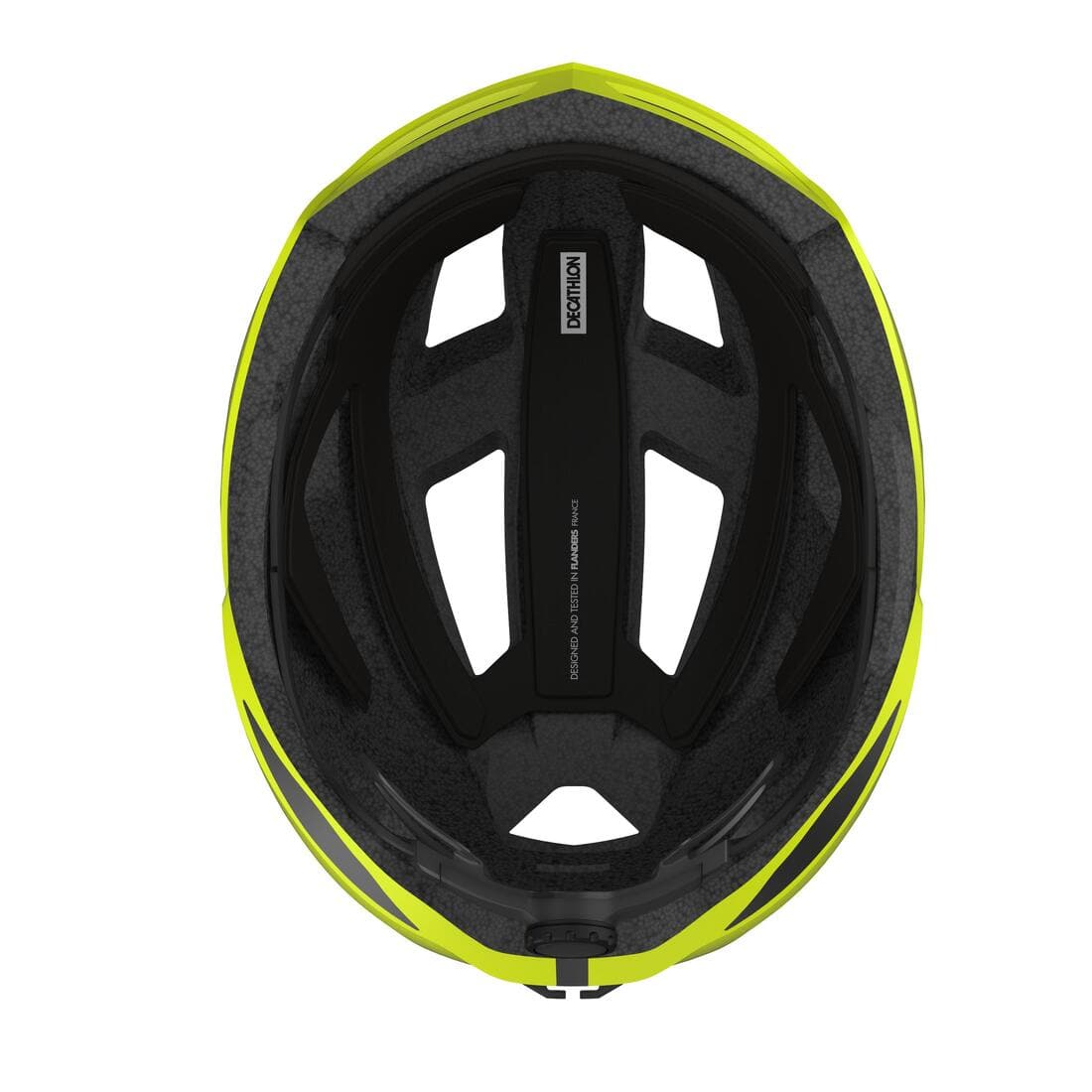 CASQUE VELO ROUTE ROADR 500 JAUNE FLUO