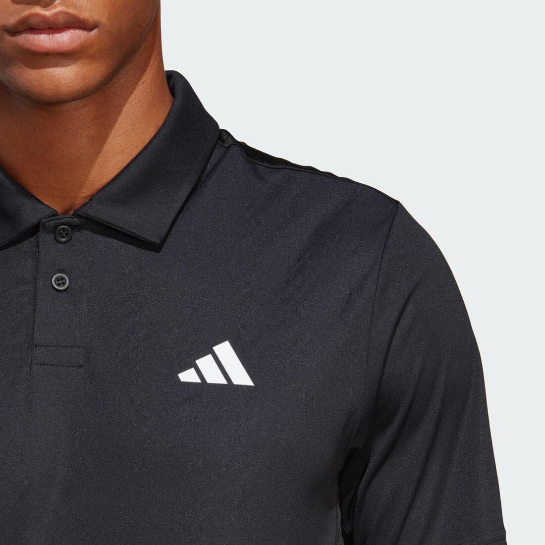 POLO TENNIS MANCHES COURTES HOMME - ADIDAS POLO CLUB NOIR