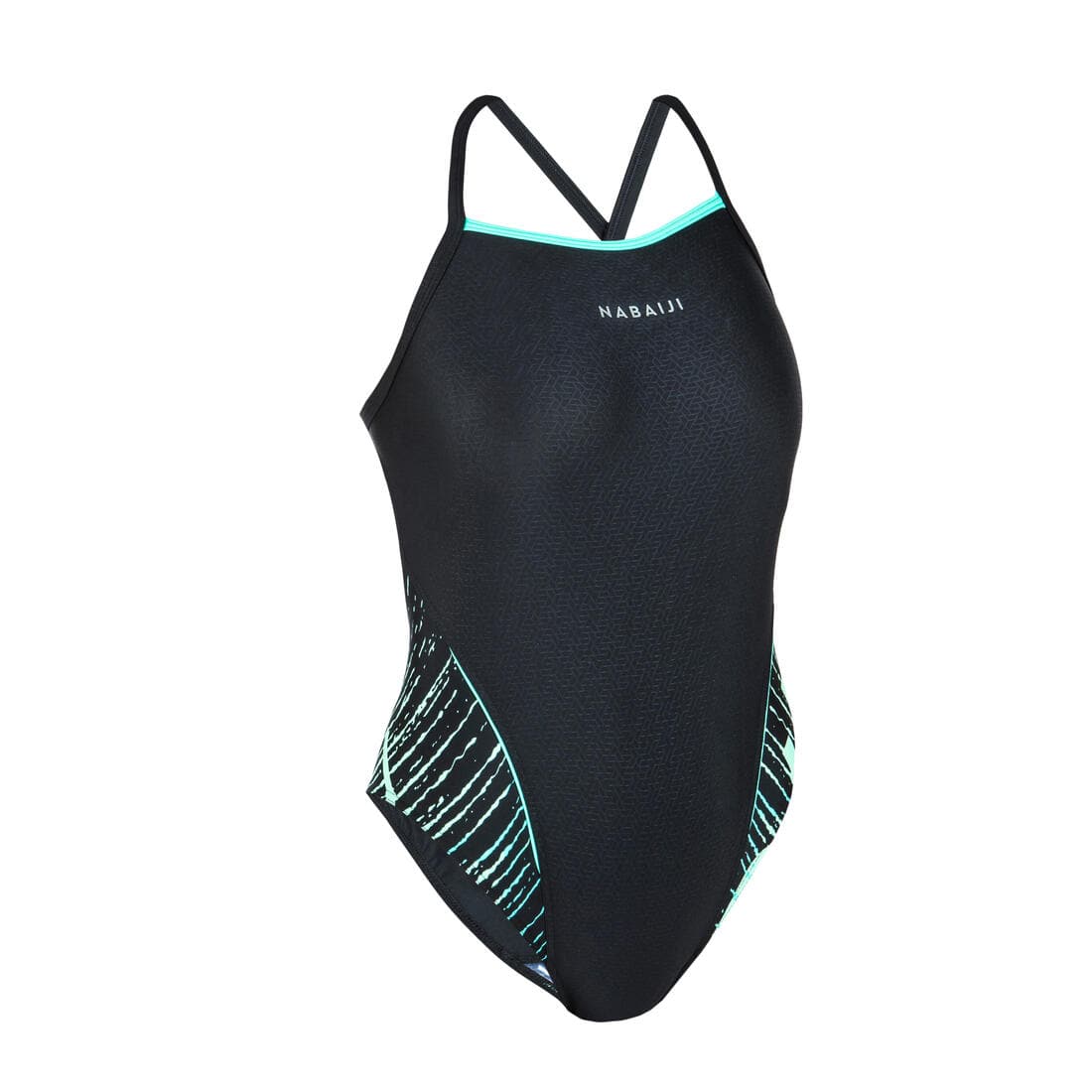 Maillot de bain de natation femme une pièce lexa xp noir et