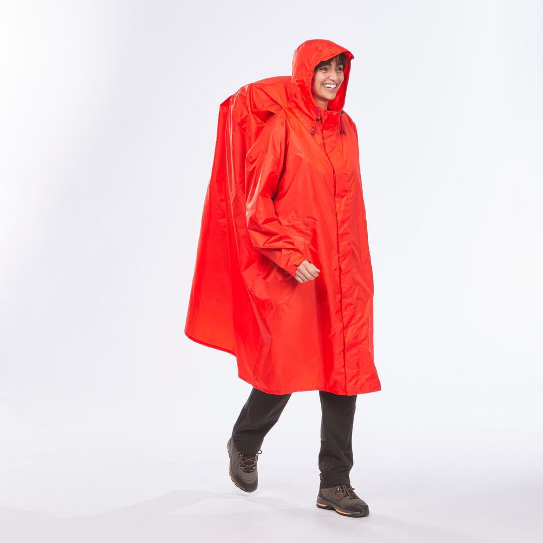 Poncho de pluie de randonnée - MT900 - 75L - Rouge - S/M