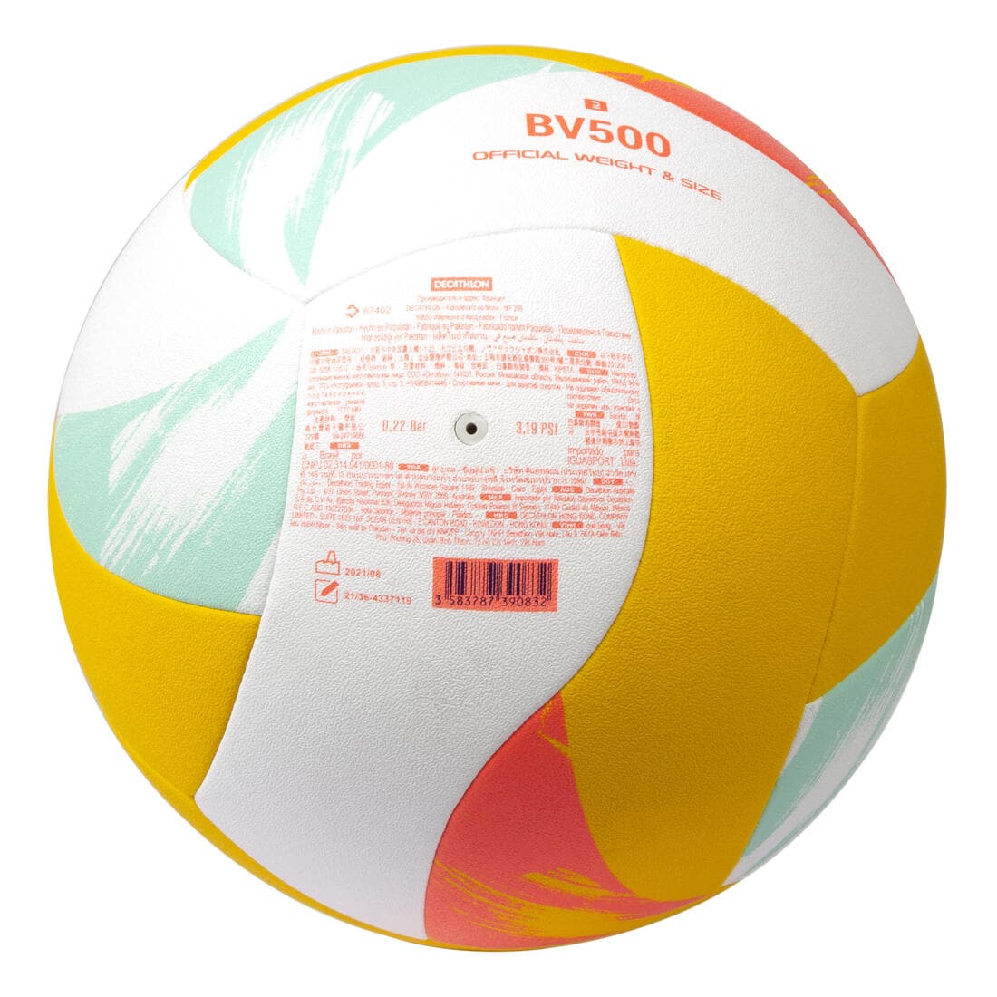 BALLON DE BEACH VOLLEY REPLICA HYBRIDE 500