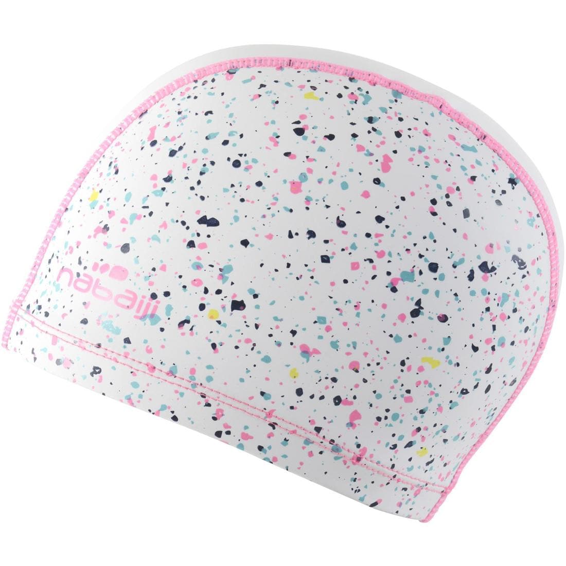 Bonnet de bain en maille enduite - tissu imprimé - taille l - canopa