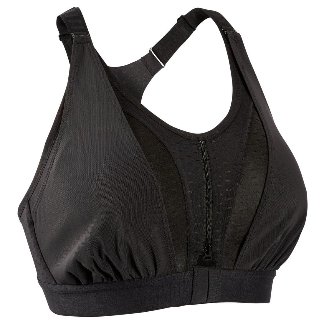 Brassière Fitness Grande Taille Maintien Élevé 960 Noire