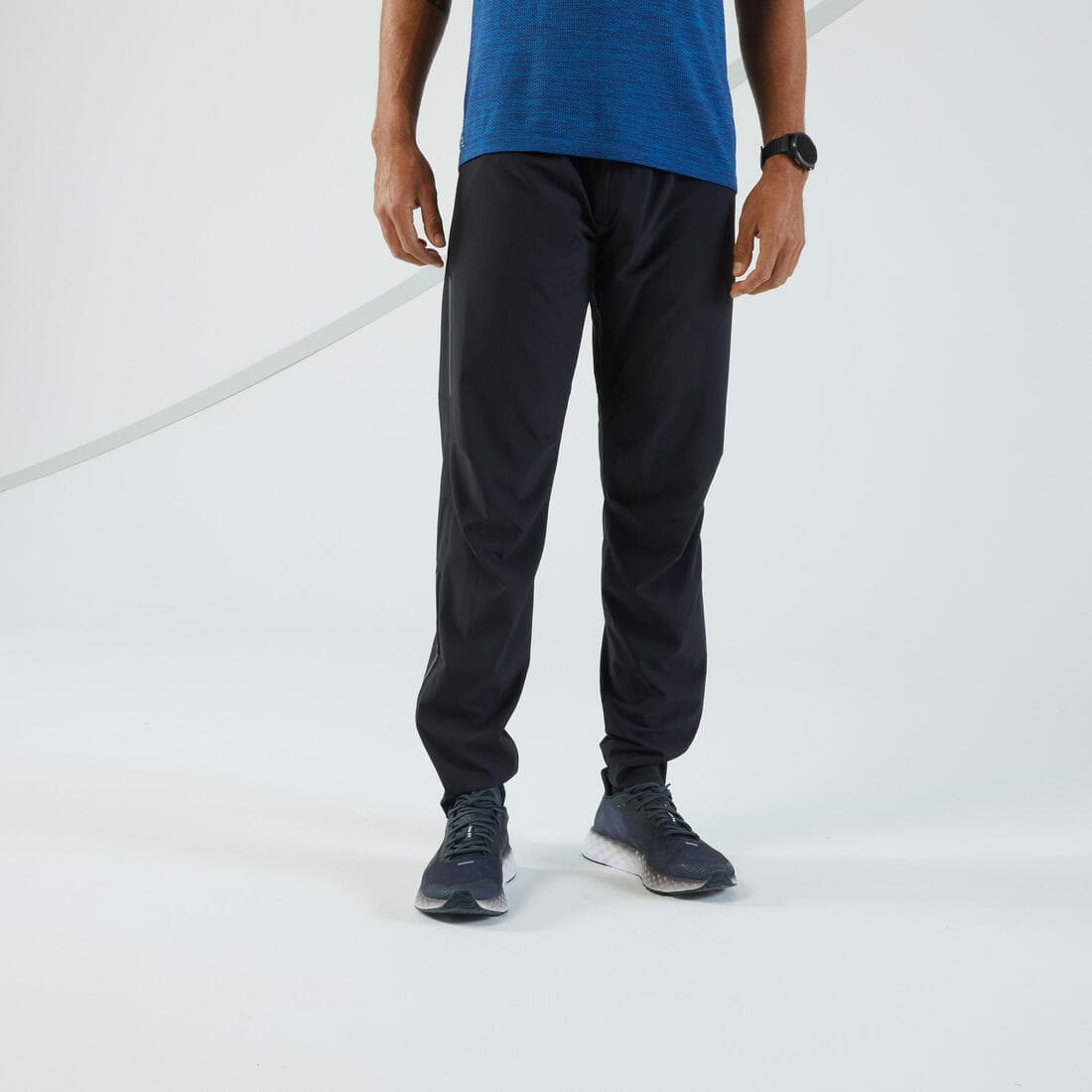 Pantalon de running léger Homme - KIPRUN Run 500 Light Noir