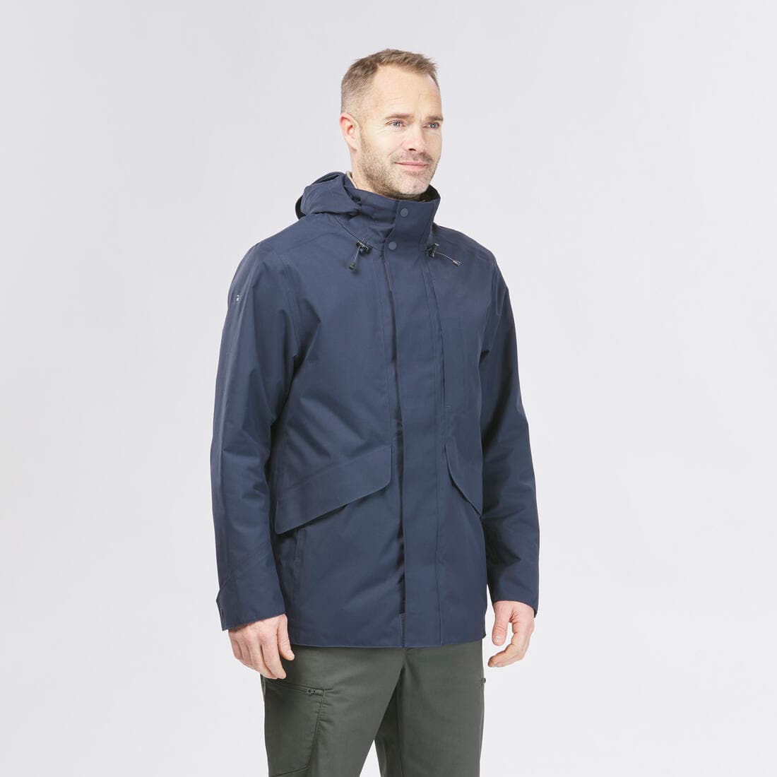 Veste imperméable de randonnée - NH550 Imper - Homme