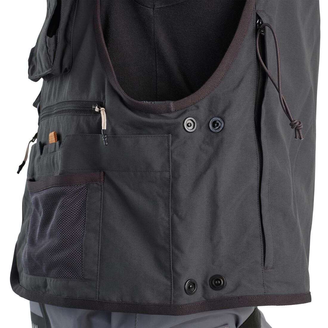 Gilet de pêche en wading - FV 500 WD gris