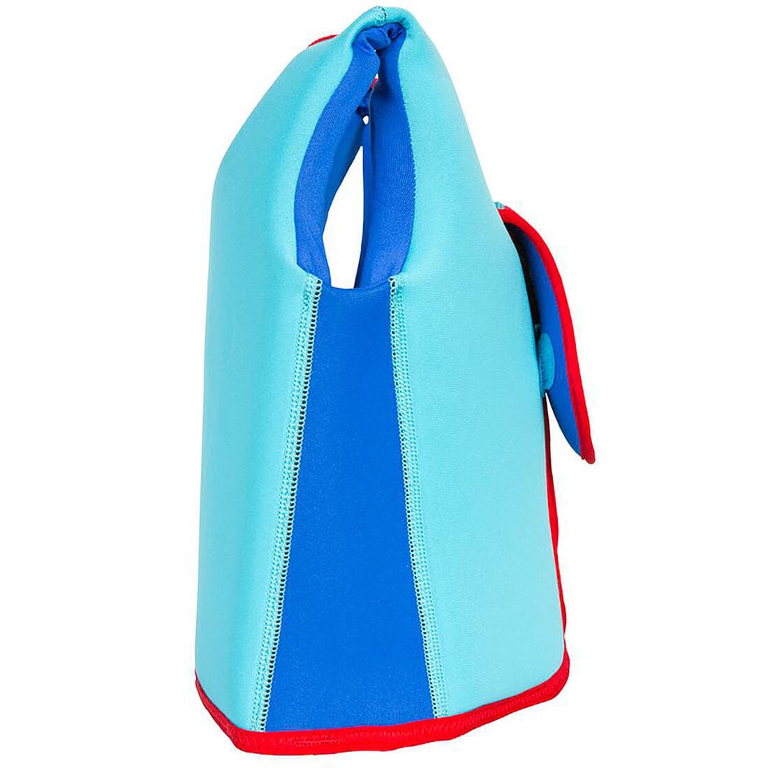 Gilet de natation mousse bleu-rouge