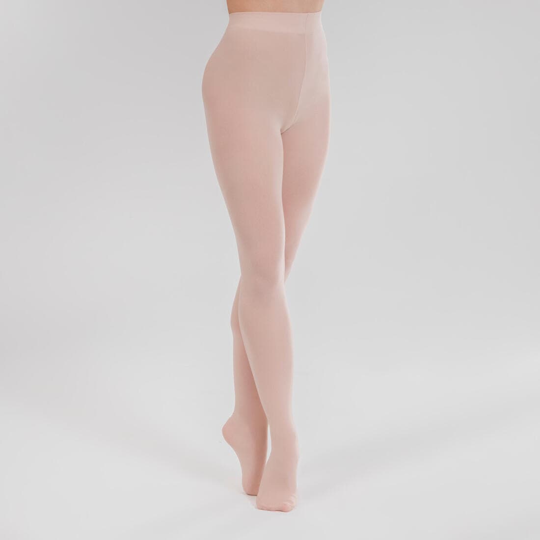 Collants de danse classique avec pieds Femme - Rose