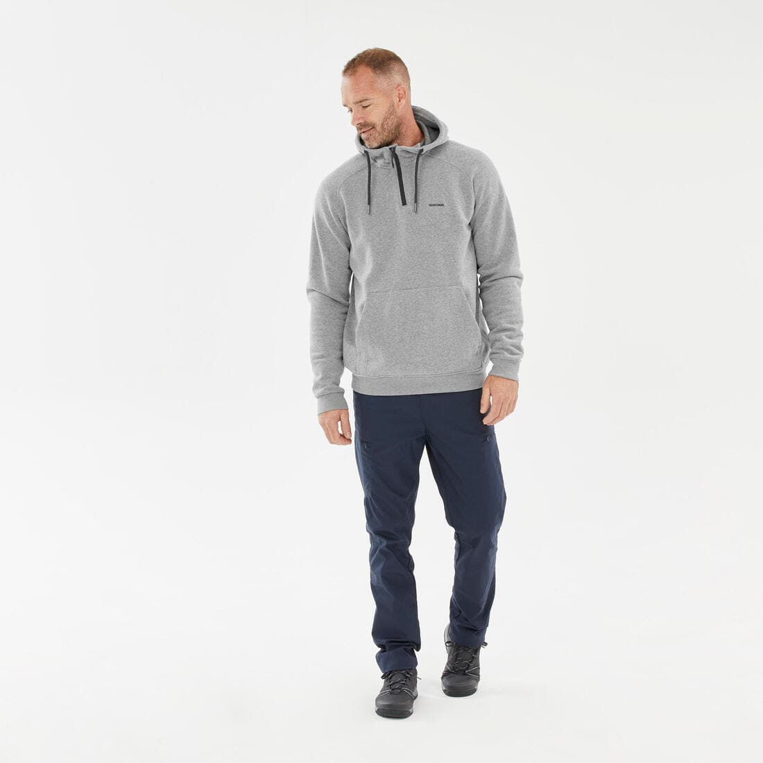 Sweat à capuche de randonnée - NH150 1/2 zip homme