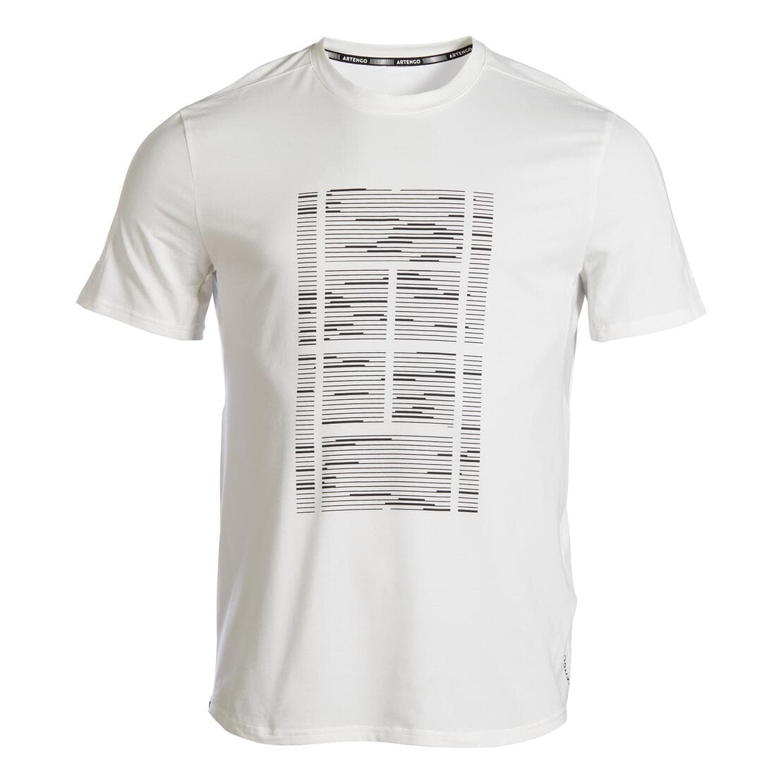 T-shirt de tennis homme - tts soft blanc cassé