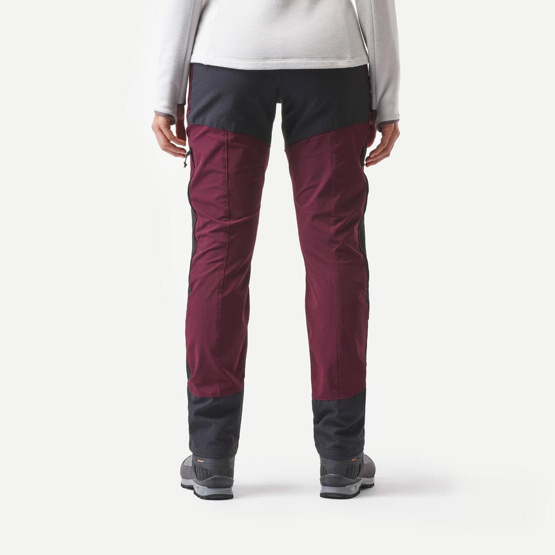 Pantalon déperlant de trek montagne - MT900 noir - Femme