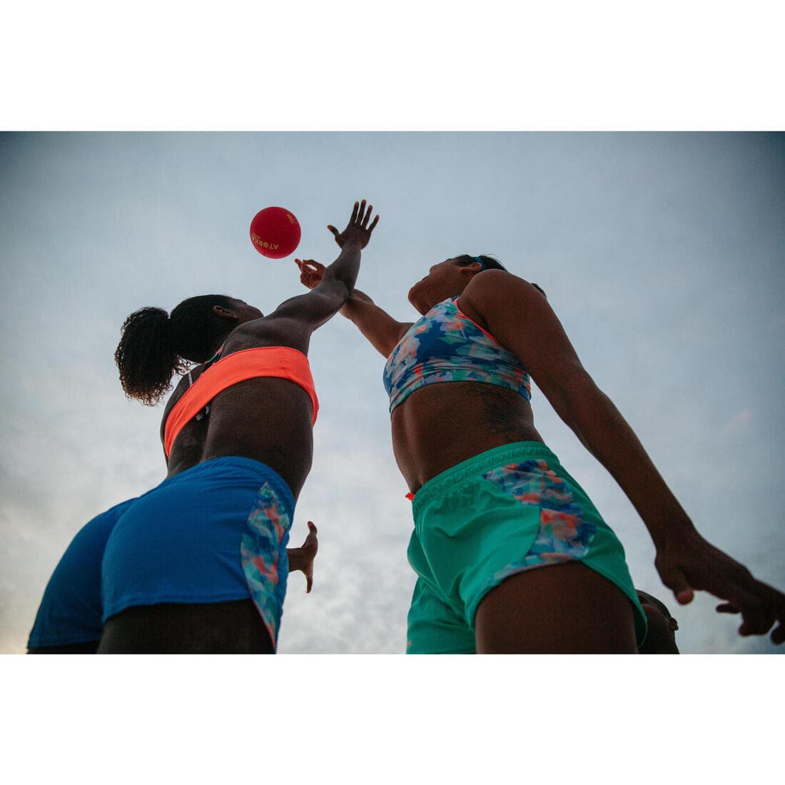 Ballon de beach handball HB500B taille 2 rouge