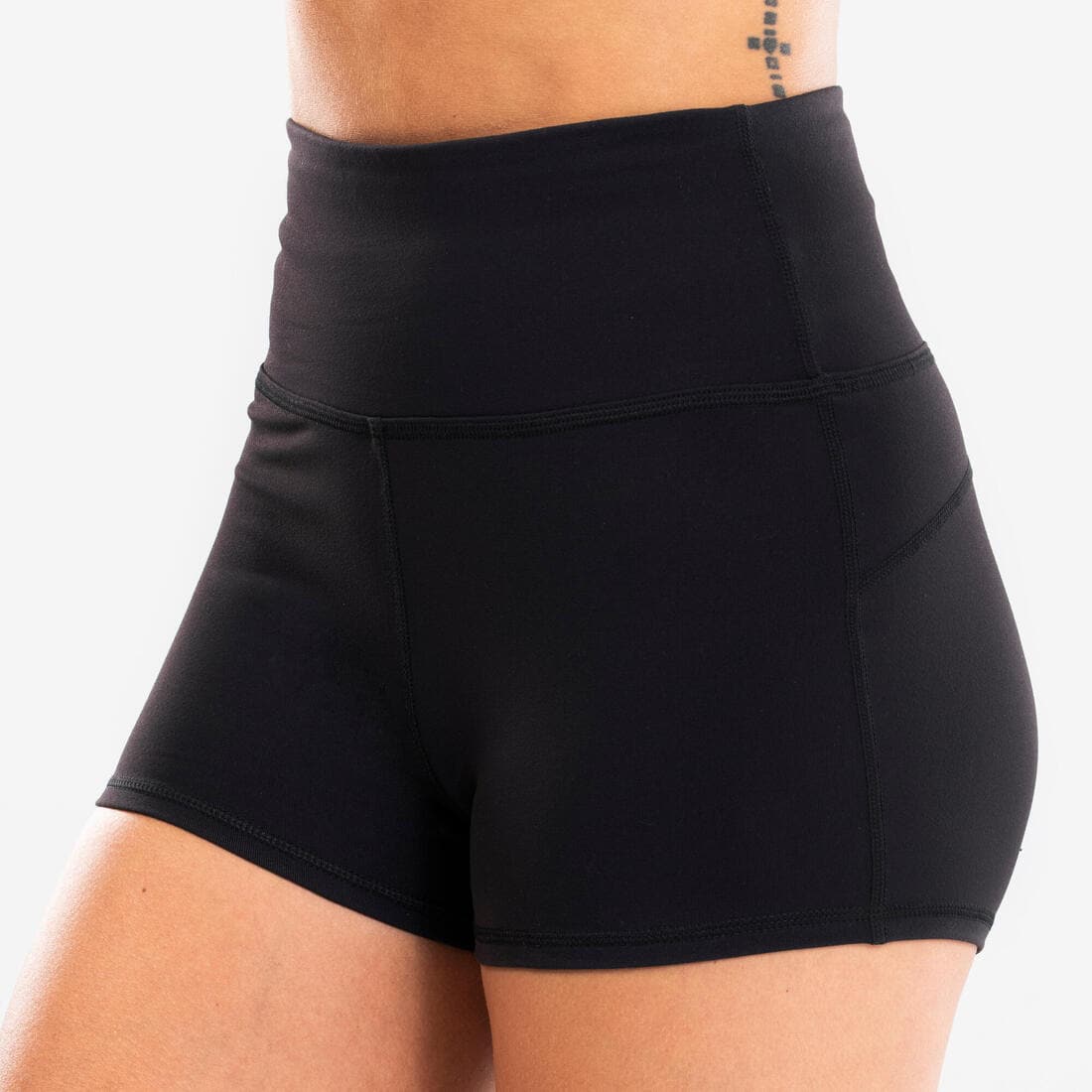 Short de danse moderne moulant noir femme