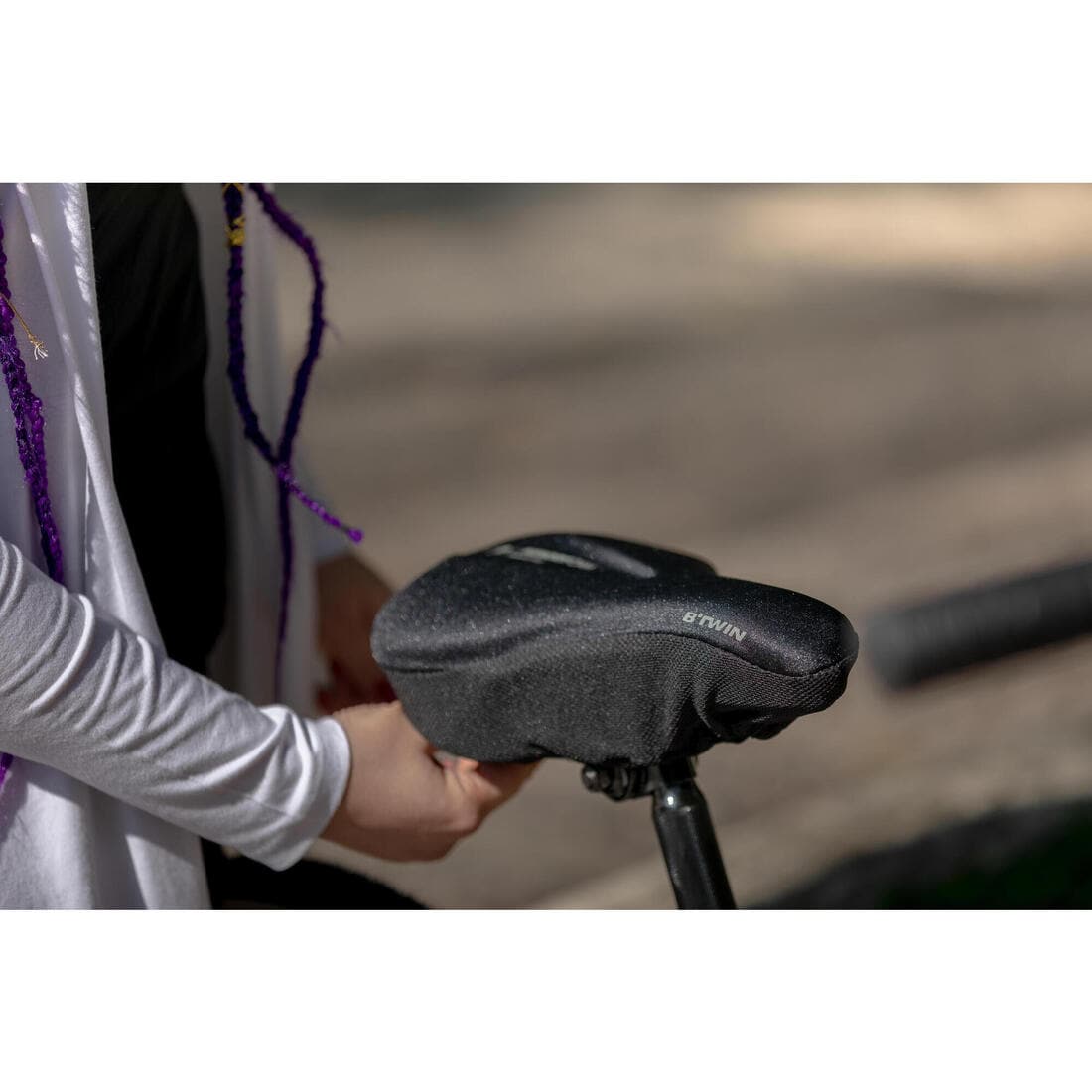 COUVRE SELLE MEMORYFOAM 500 TAILLE L NOIR